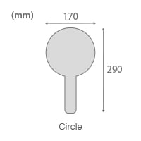 Circle Auction Paddle